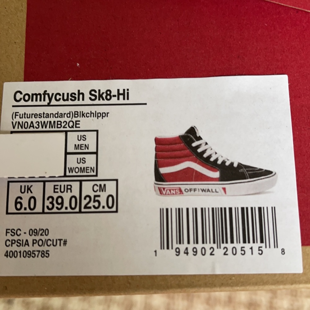 Vans Comfycush Sk8-Hi Future standard Black Men’s - Picture 16 of 16